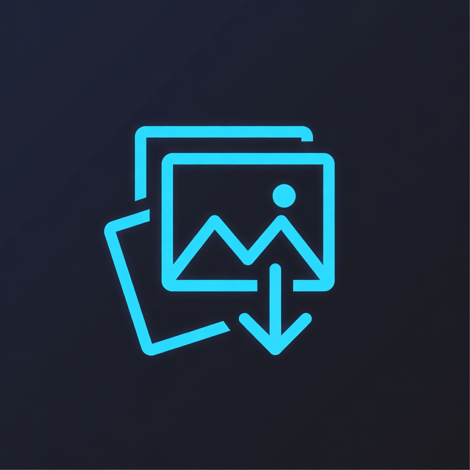 Bulk visual import icon